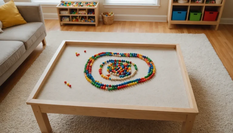 table sensorielle montessori