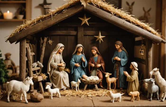bricolage noël crèche